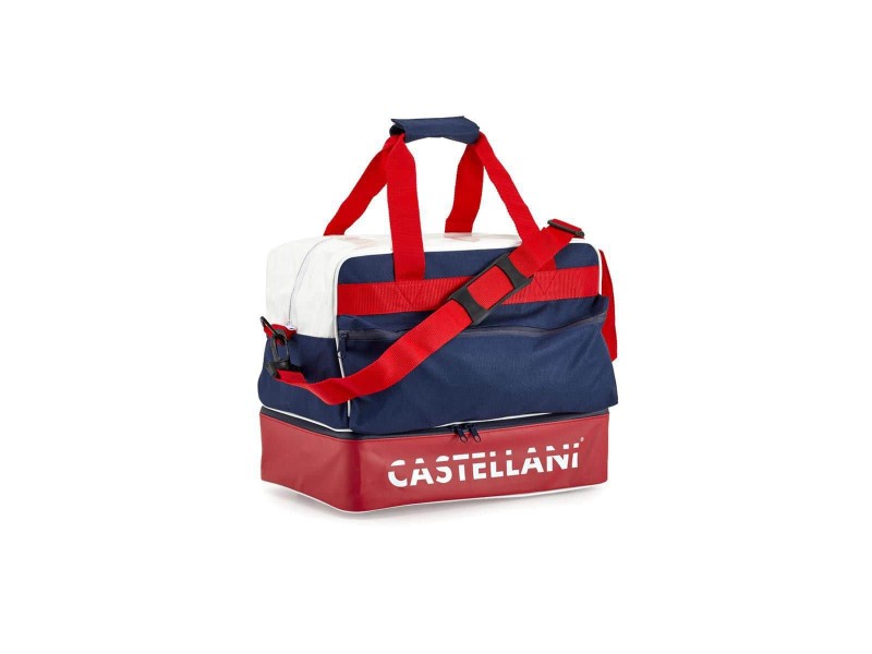 Castellani Sport Bag (White/Red/Navy)