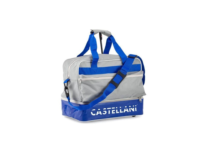 Castellani Sport Bag (Grey/Light Blue)