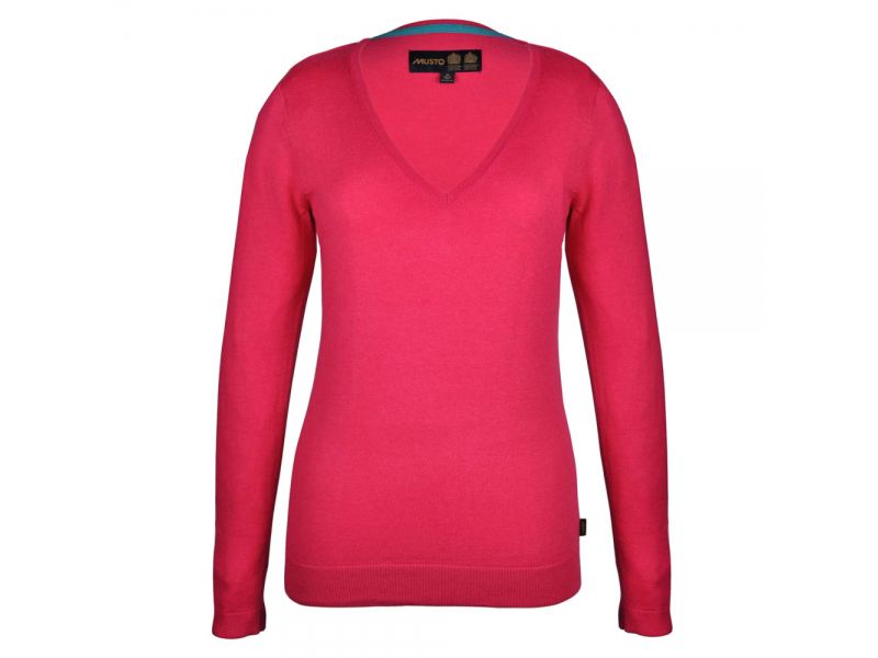 Musto Light Merino Ladies V Neck Knit