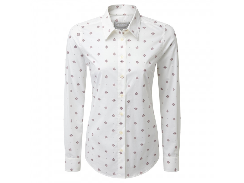 Schoffel Norfolk Shirt Fig Bluebell 