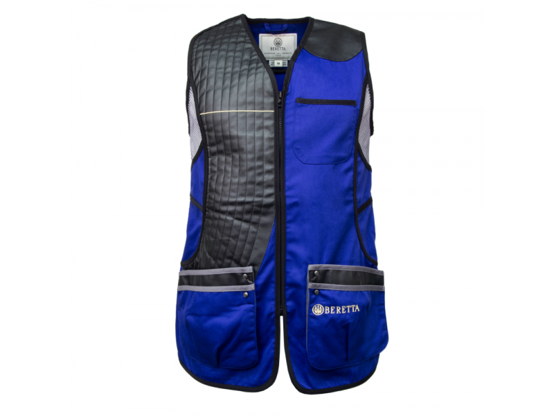 Beretta Ladies Sporting Vest Blue/Grey