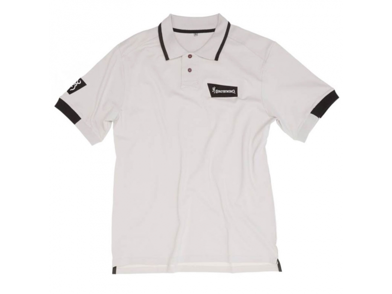 Browning o/s Beige Tech Polo