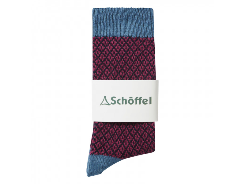 Schoffel Ladies Braemar Socks: Blue