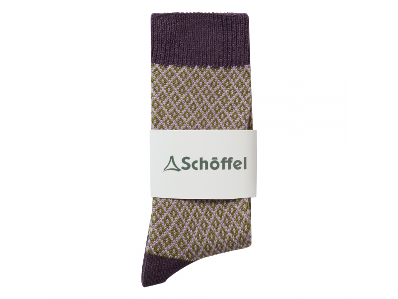 Schoffel Ladies Braemar Socks: Thistle