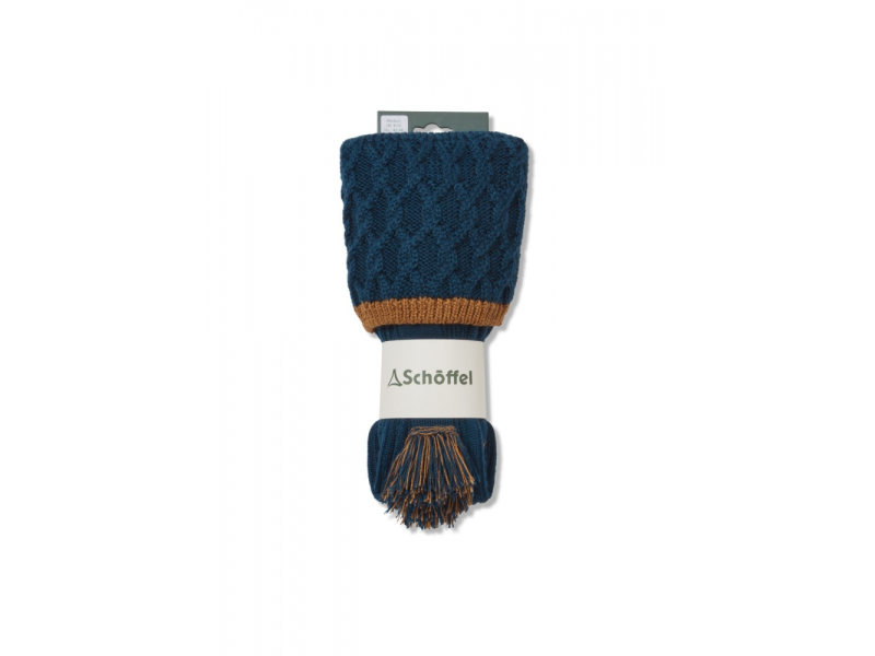 Schoffel Lattice Sock Dark Teal