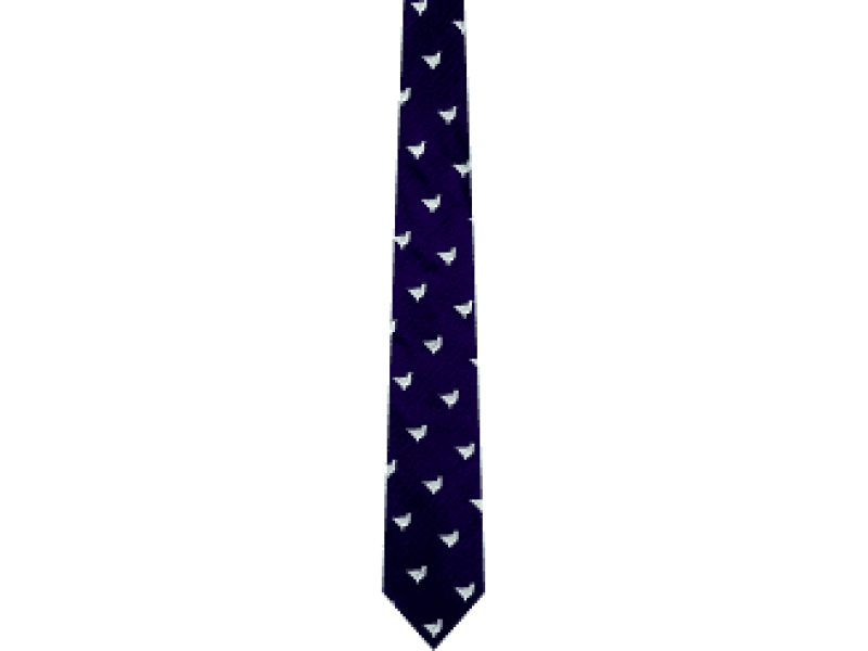 Schoffel Waltham Silk Tie: Purple Ptartmigan