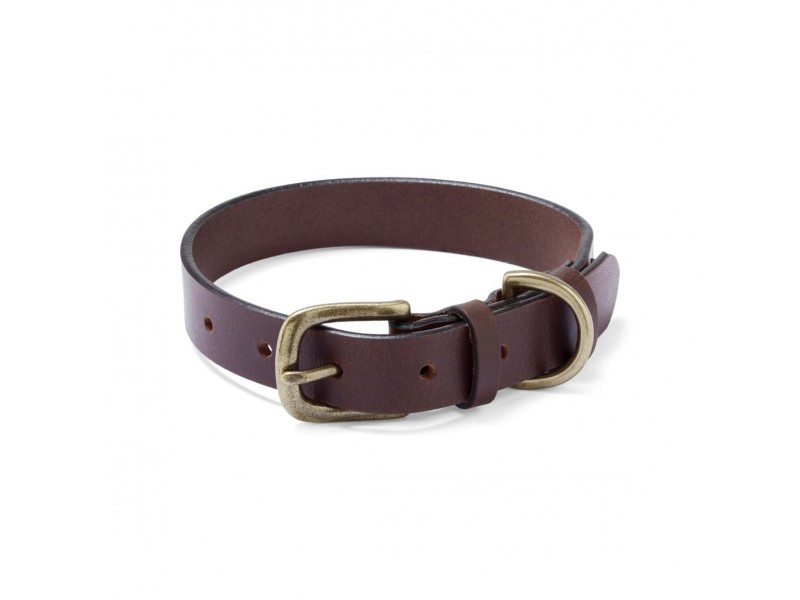  LE CHAMEAU DOG COLLAR MARRON FONCE