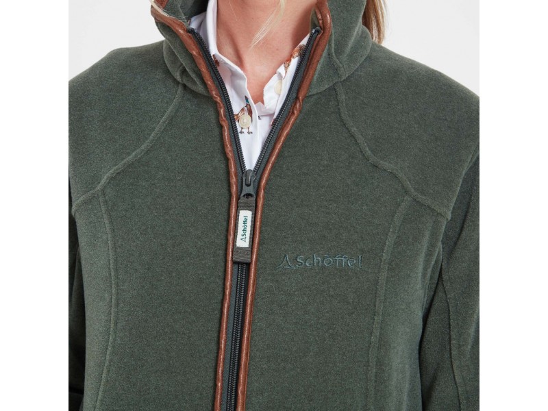 Schoffel Burley Fleece Jacket: Cedar Green