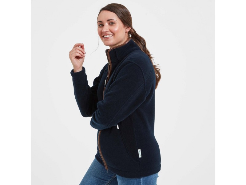 Schoffel Burley Fleece Jacket: Navy